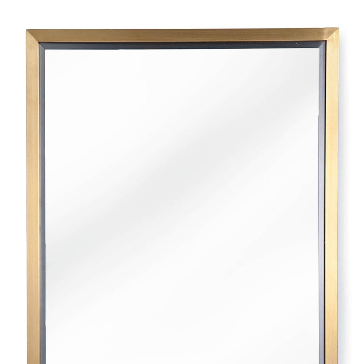 Rectangle Mirror - Brass