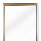 Rectangle Mirror - Brass