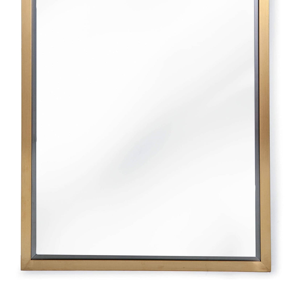 Rectangle Mirror - Brass