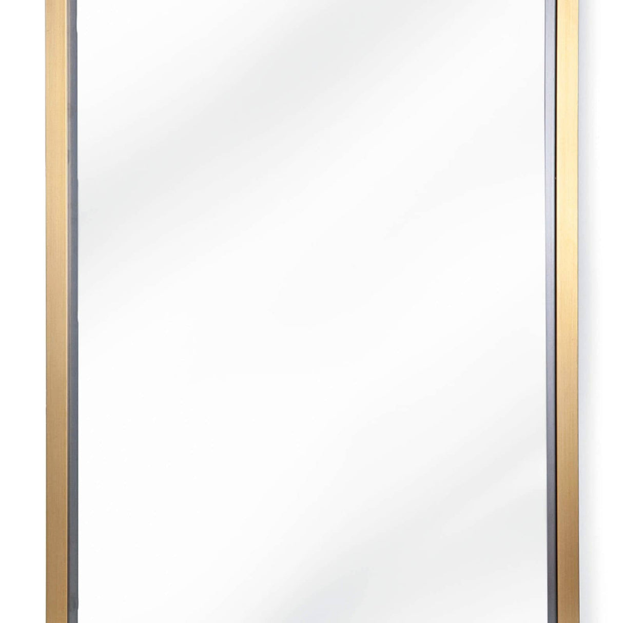 Rectangle Mirror - Brass