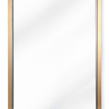 Rectangle Mirror - Brass