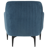 Kim Velvet Accent Chair