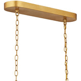 Aurelia Frost Rectangular Chandelier