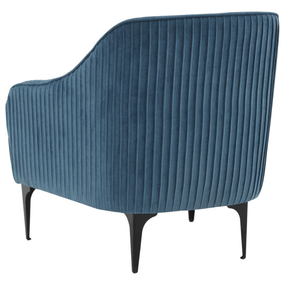 Kim Velvet Accent Chair