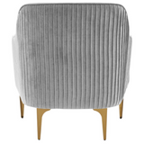 Kim Velvet Accent Chair