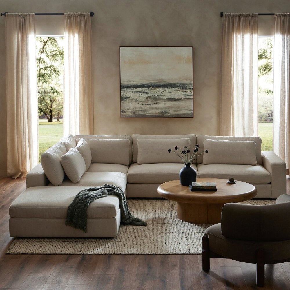 Bloor 4-Piece Sectional w/ Ottoman