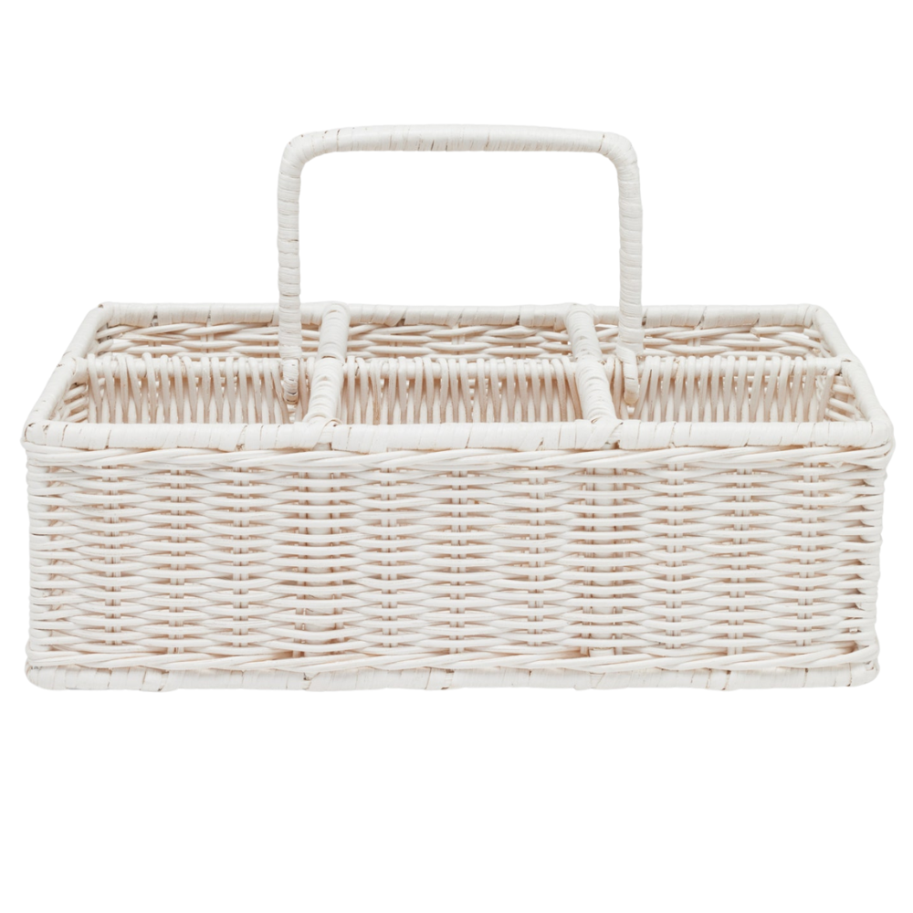 Micaela Rattan Glassware Holder