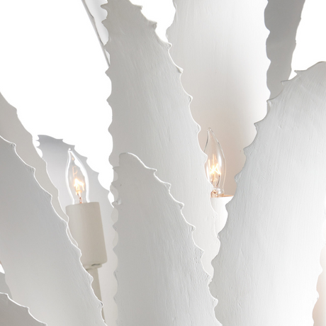 Agave White Chandelier