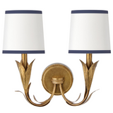 River Reed Double Sconce