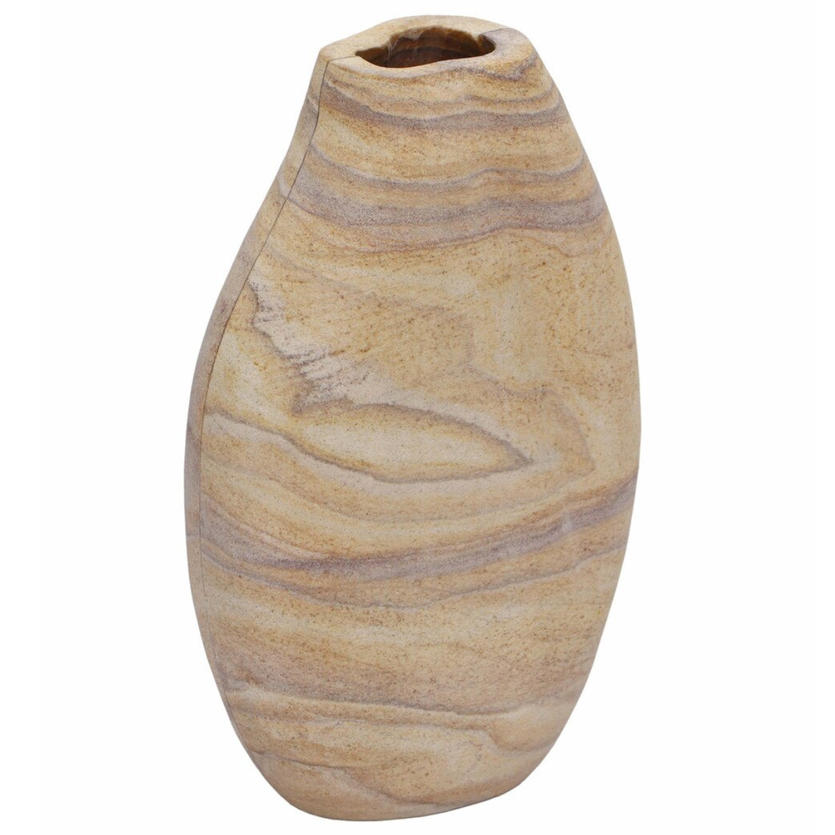 Victoria Sandstone Curved Vase