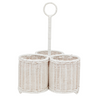 Micaela Rattan Wine Caddy