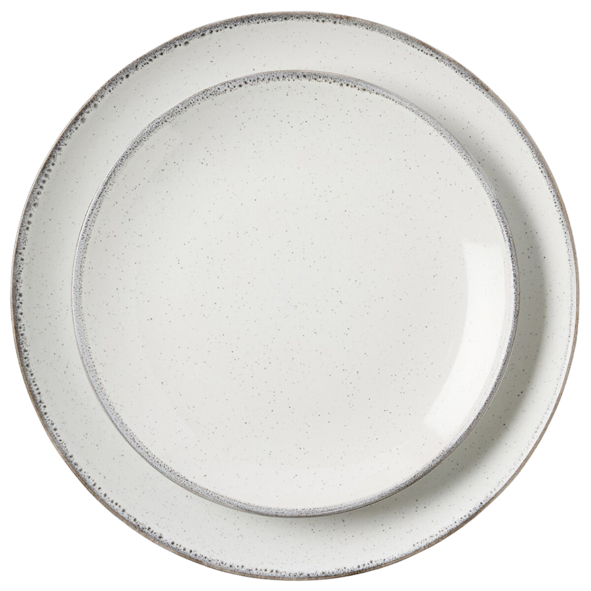 Tessa Gray Speckle Dinnerware (Pack of 4)