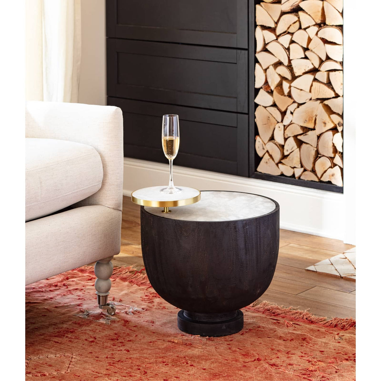 Theo Accent Table - Ebony