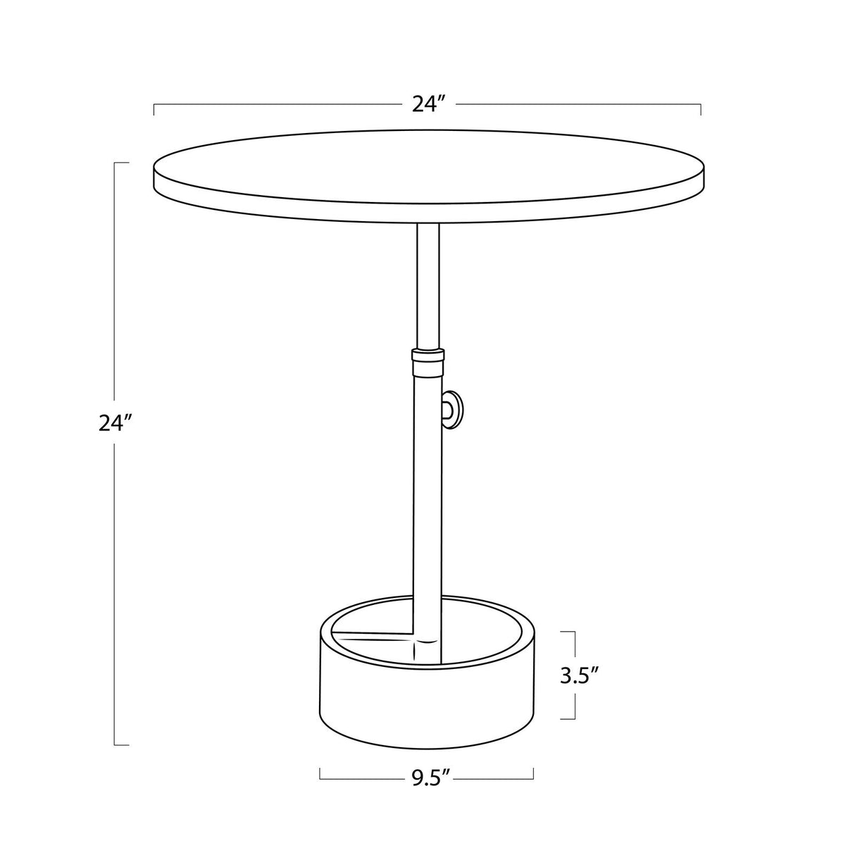 Myles Accent Table