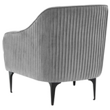 Kim Velvet Accent Chair