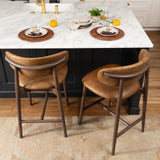 Ethan Leather Bar & Counter Stool