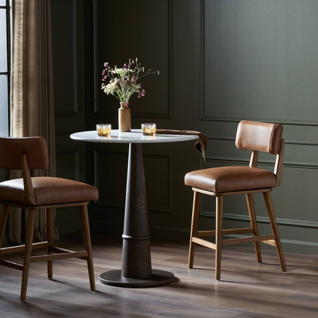 Cardell Swivel Bar + Counter Stool