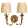 River Reed Double Sconce