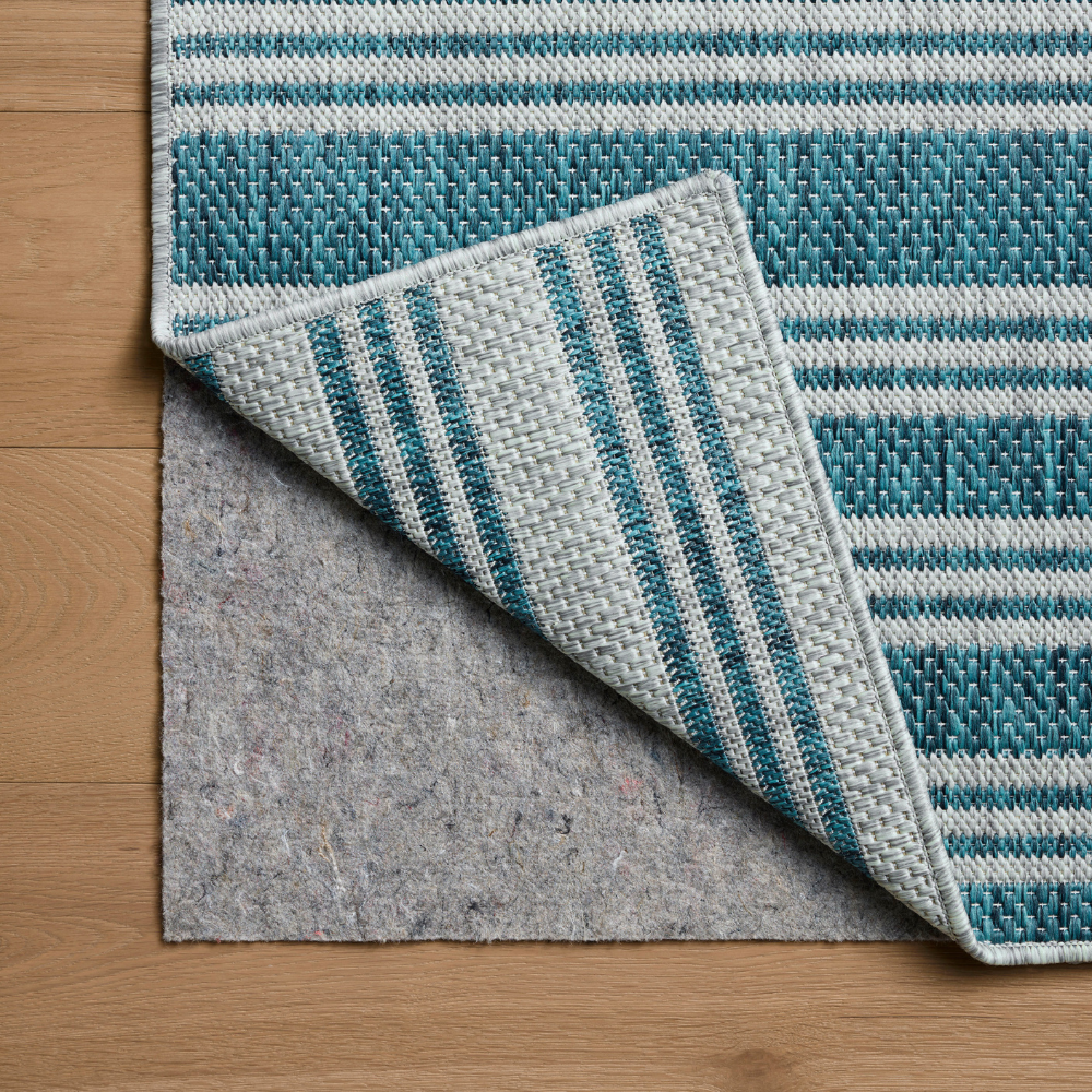 Easton Indoor/Outdoor Teal/Fog Rug