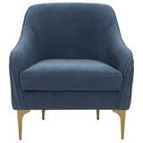 Kim Velvet Accent Chair