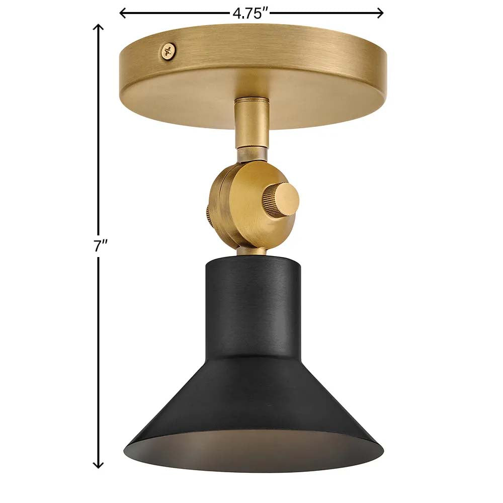 Dom Adjustable LED Sconce