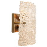 Swan Curved Glass Sconce