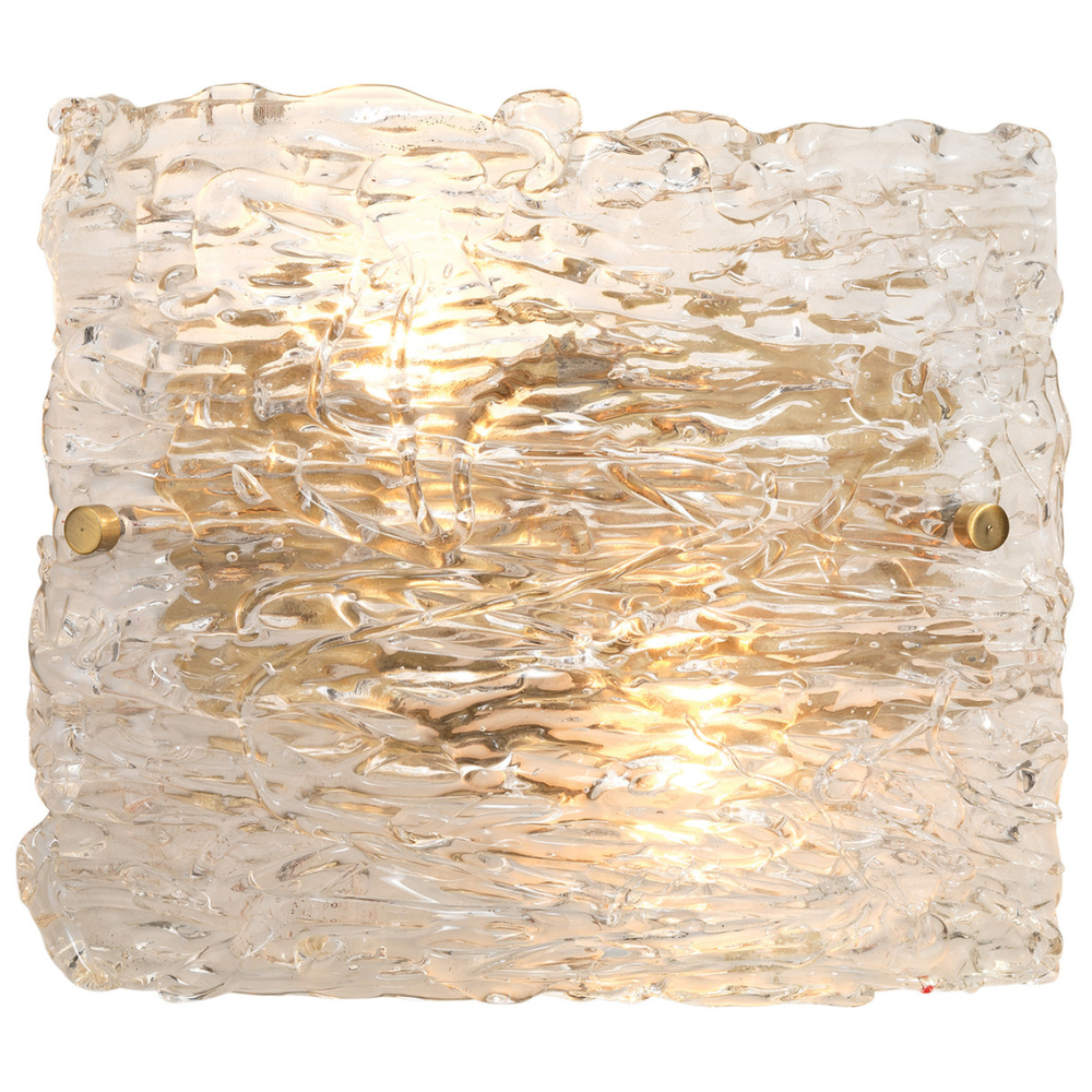 Swan Curved Glass Sconce