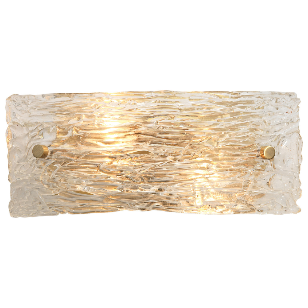 Swan Curved Glass Sconce