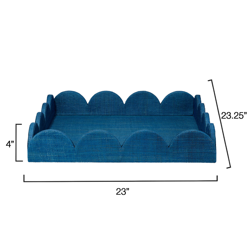 Wonderland Scalloped Tray