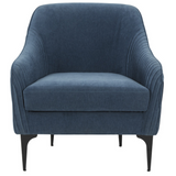 Kim Velvet Accent Chair