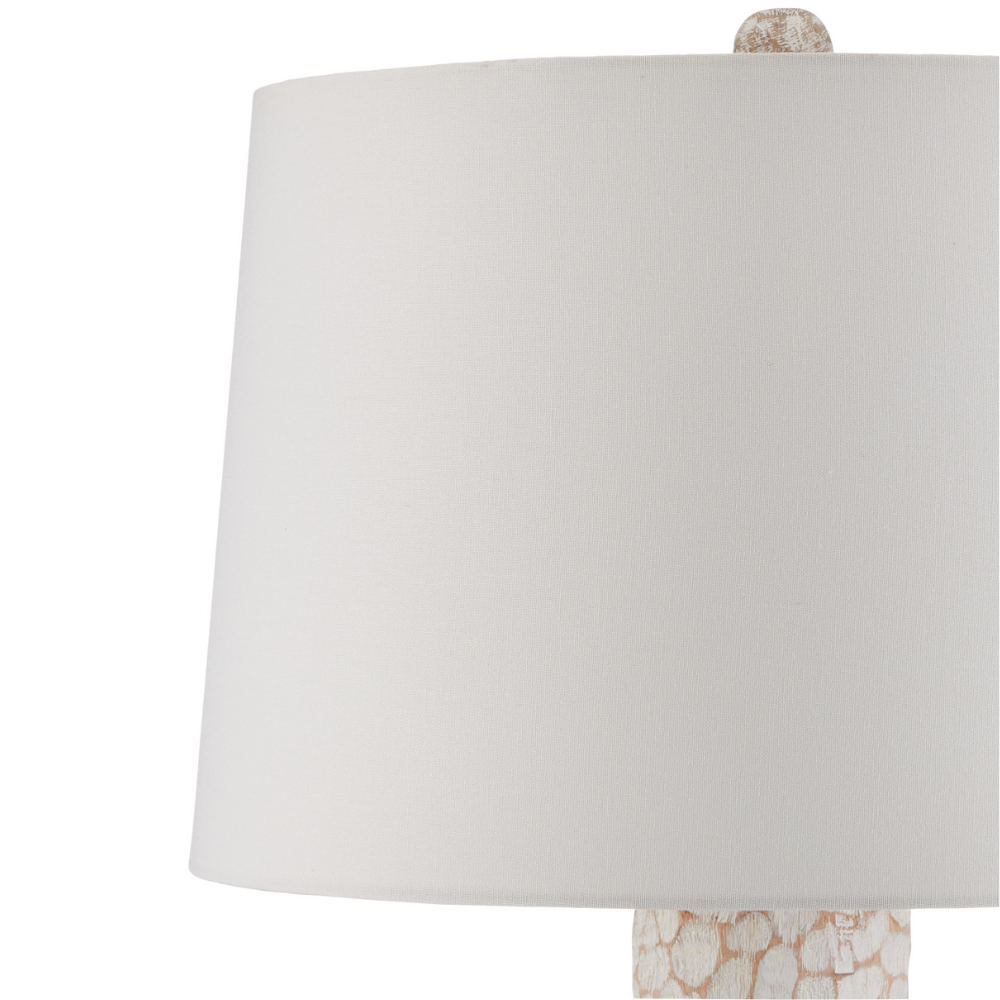 Edwell Whitewash Table Lamp