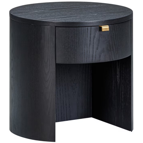 Terra Wood Round Nightstand