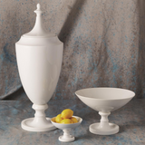 White Pedestal Bowl