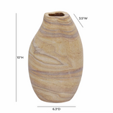 Victoria Sandstone Curved Vase