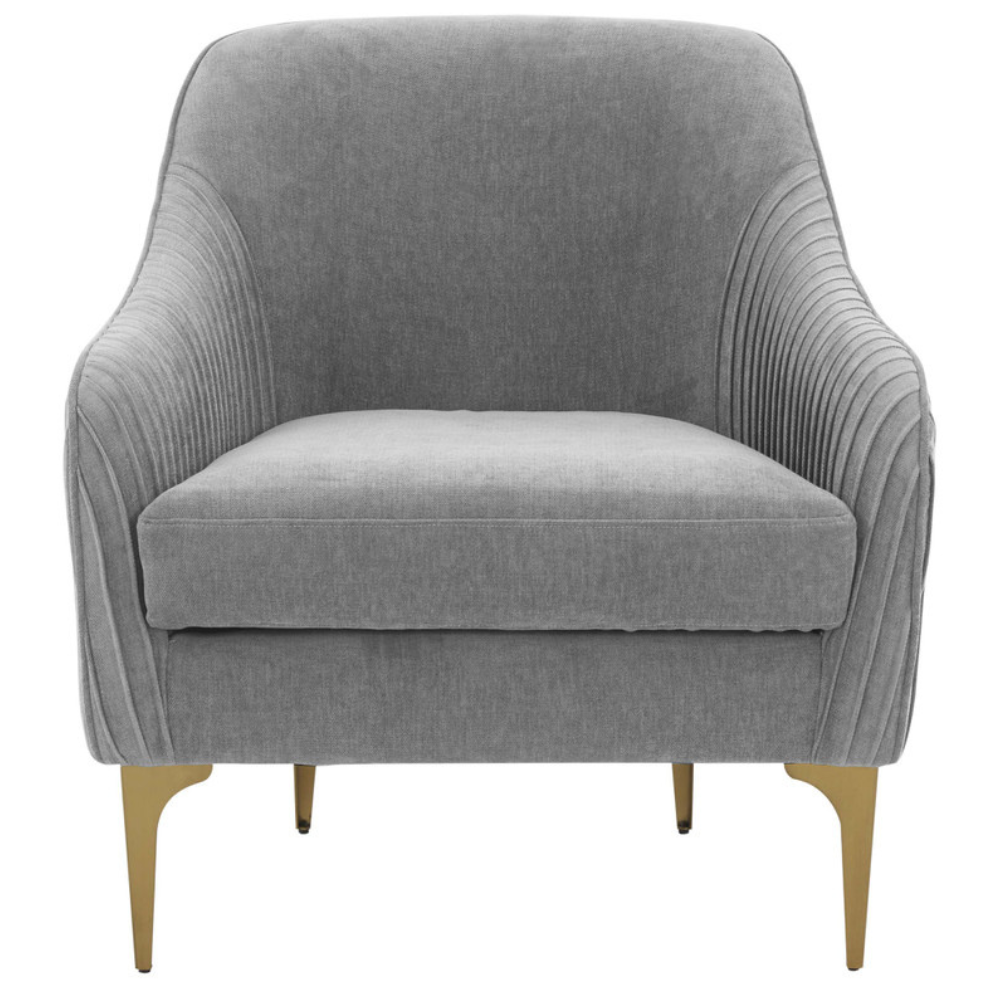 Kim Velvet Accent Chair