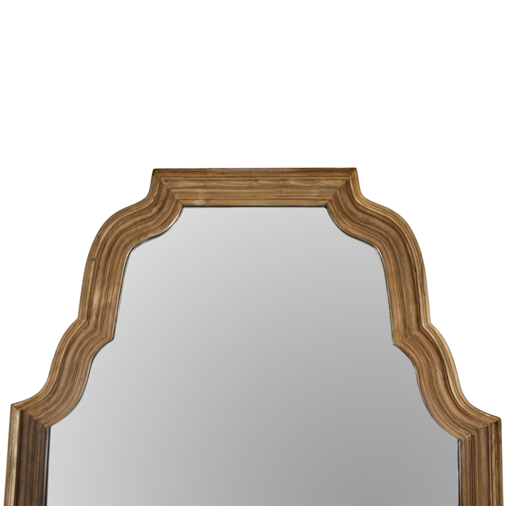 Reclaimed Teak Floor Mirror