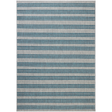 Easton Indoor/Outdoor Teal/Fog Rug