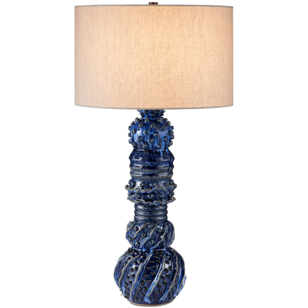 Undersea Dark Blue Table Lamp