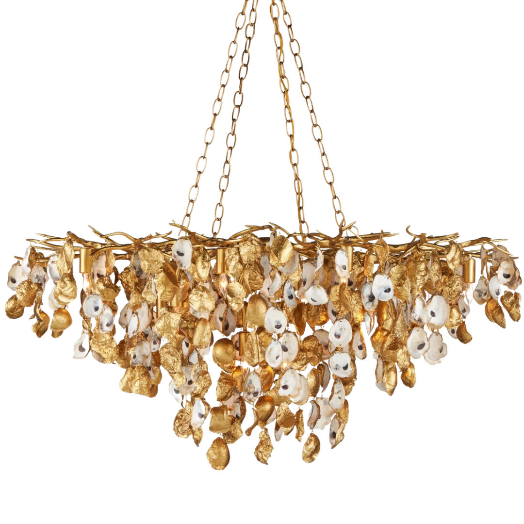 Lucullan Gold Chandelier