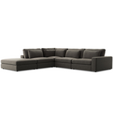 Bloor 4-Piece Sectional w/ Ottoman