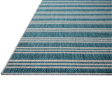 Easton Indoor/Outdoor Teal/Fog Rug