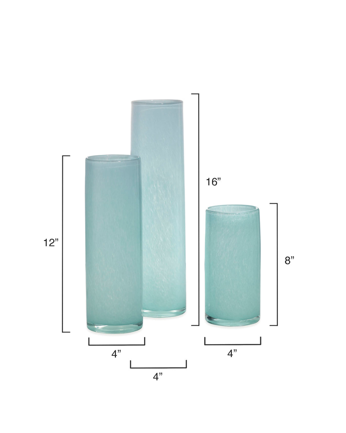 Gwendolyn Hand Blown Vases (Set of 3)