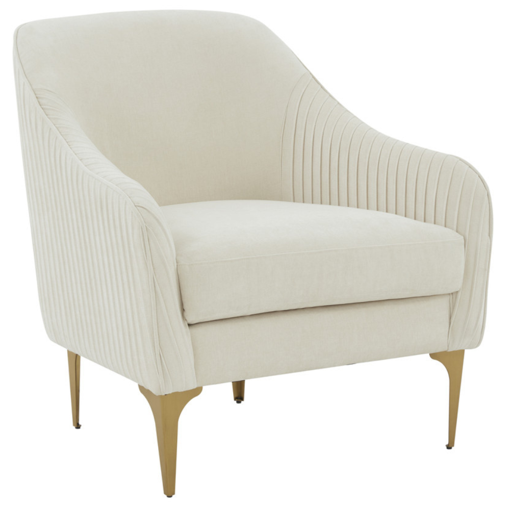 Kim Velvet Accent Chair