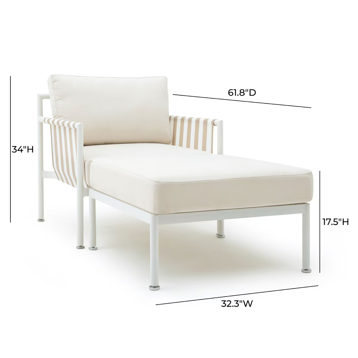 Cora Cream Outdoor Lounge Set