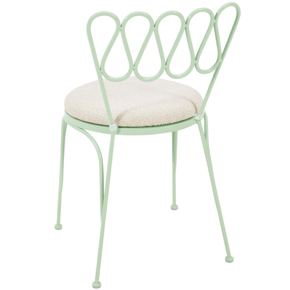 Marta Wrought Iron Outdoor Chair