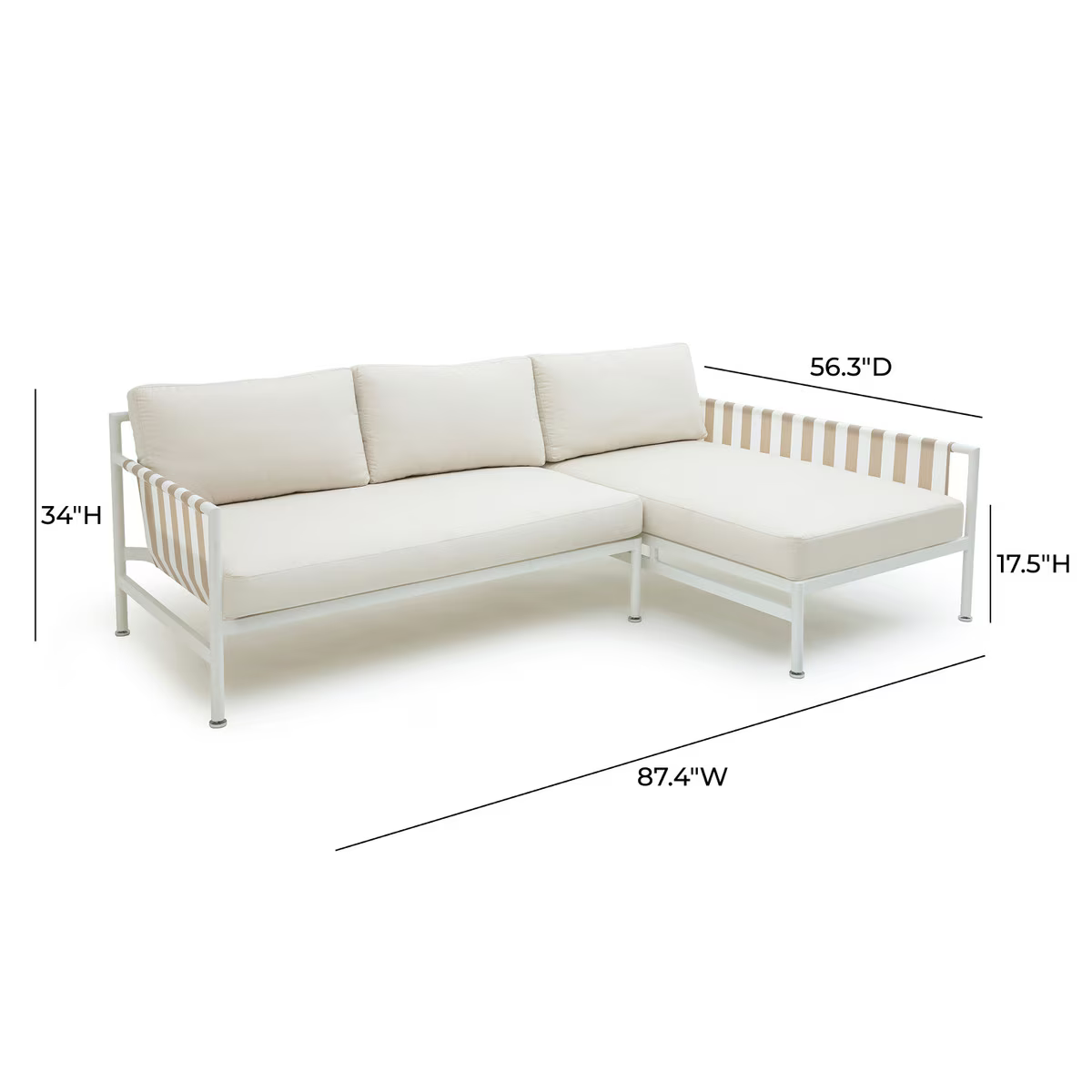 Cora Cream Outdoor Sectional