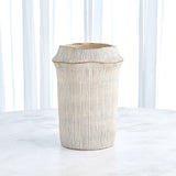 Vertical Edge Cement Vases and Pot