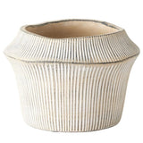 Vertical Edge Cement Vases and Pot