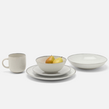 Tessa Gray Speckle Dinnerware (Pack of 4)