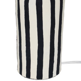 Lennox Striped Papier Mache Table Lamp